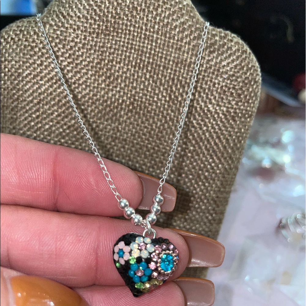 Sterling silver heart ❤️ necklace